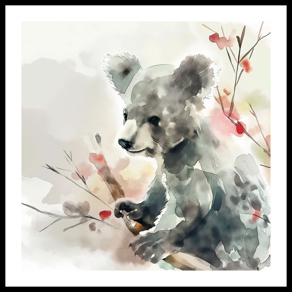 Plakat 70x70cm Akwarelowa Koala zdjęcie 3