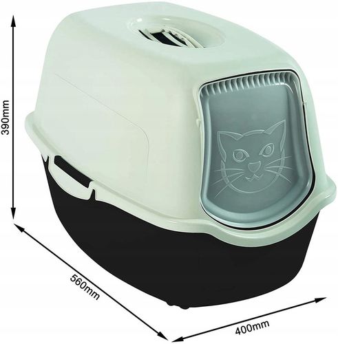 Kuweta dla kota zamknięta Rotho BAILEY zielona na Arena.pl