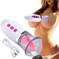 Wibrator Ssący Do Minetki, Ssa Waginę I Sutki