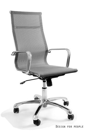 FOTEL OBROTOWY MODEL DRAFTY SZARY na Arena.pl