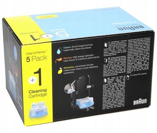 Braun CCR Clean & Renew Lemon Wkład Płyn do czyszczenia Golarek 3 szt na Arena.pl