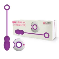loverspremium leya purple - bezprzewodowy system wibracyjny,  19.4 cm