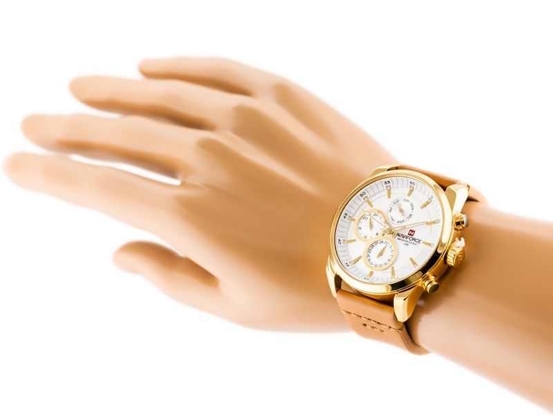 ZEGAREK MĘSKI NAVIFORCE - NF9148 (zn085b) gold + BOX zdjęcie 4