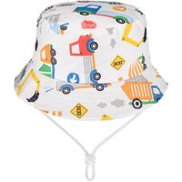 Samochodziki Na Budowie Kapelusz Dziecięcy Z Regulacją Bawełniany Letni Kap-F