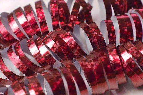 Serpentyny holograficzne czerwone, 3,8 m na Arena.pl