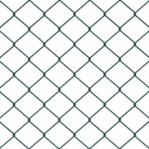 Ogrodzenie z słupkami Zielony 1.5 x 10 m Stal na Arena.pl