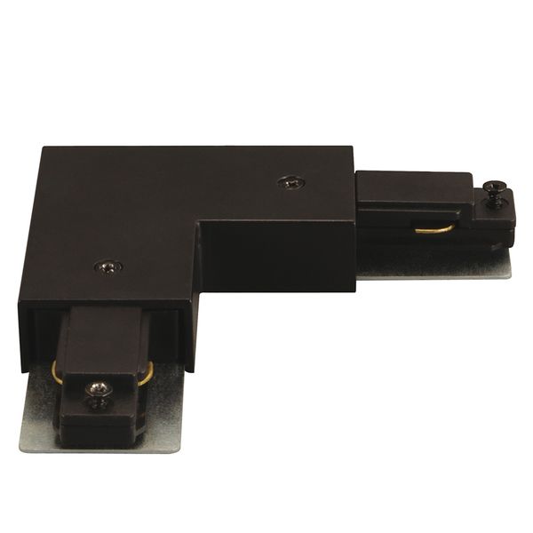 Łącznik do szynoprzewodów Connector 04111 Ideus L-kształtny czarny zdjęcie 1