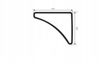 Szyba dolna prawa JCB 8040, 8045, 8050, 8055, 8065 ZTS 827/80129