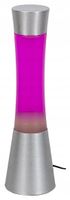 Lampka nocna stołowa dekoracyjna Rabalux Minka srebrna fioletowa 39,5cm