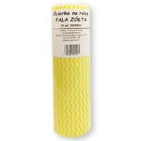Ściereczka na rolce Fala żółta ZPW 25szt.