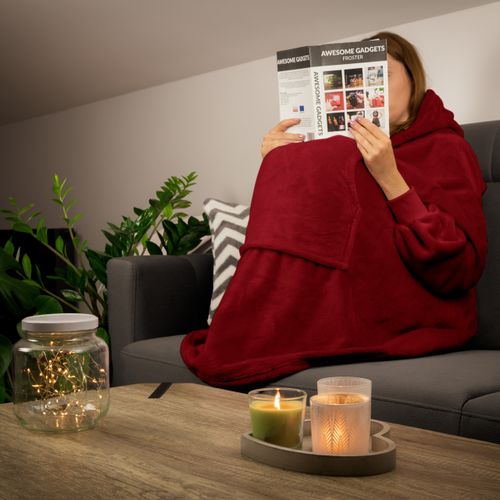 Bluzair - Bluza koc - Bordowy na Arena.pl