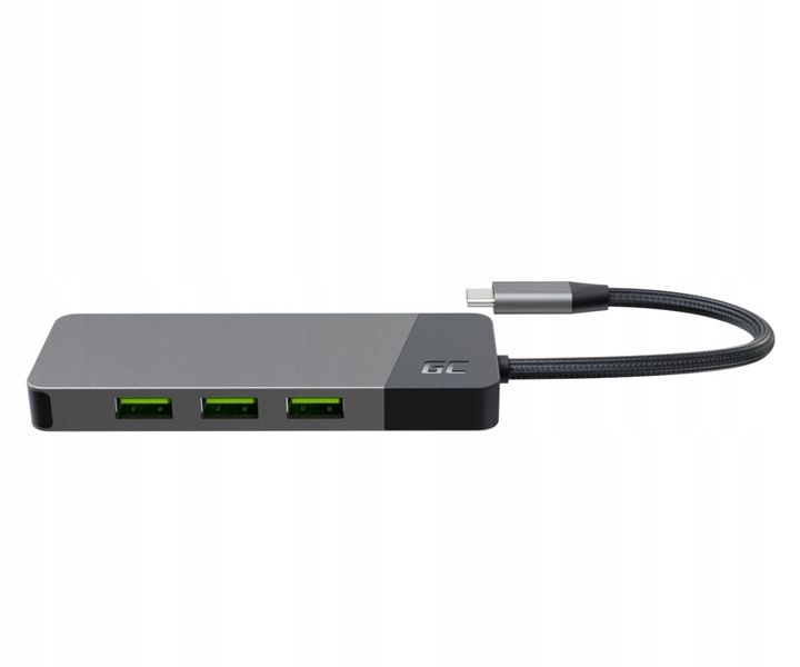 Adapter HUB GC Connect 7w1 USB-C 3xUSB HDMI PD 85W zdjęcie 5