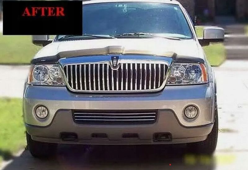 2003-2004 LINCOLN NAVIGATOR- LIstwy chrom grill chromowan zdjęcie 1