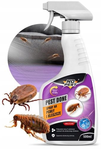 SPRAY ŚRODEK PŁYN NA PCHŁY PREPARAT NA PCHŁY CYPERMETRYNA NO PEST PEST na Arena.pl