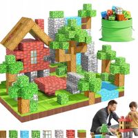 100el DUZY MAGNETYCZNY KLOCKI KONSTRUKCYJNE DLA DZIECI ZESTAW