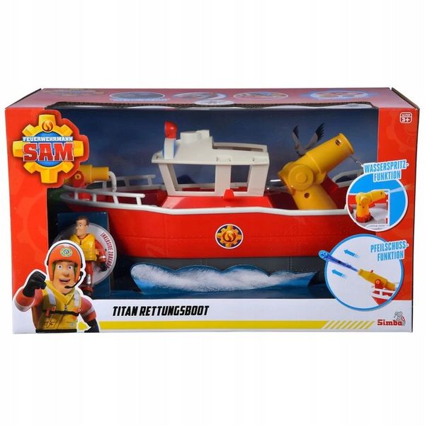 SIMBA Strażak Sam Łódź strażacka Tytan zdjęcie 6