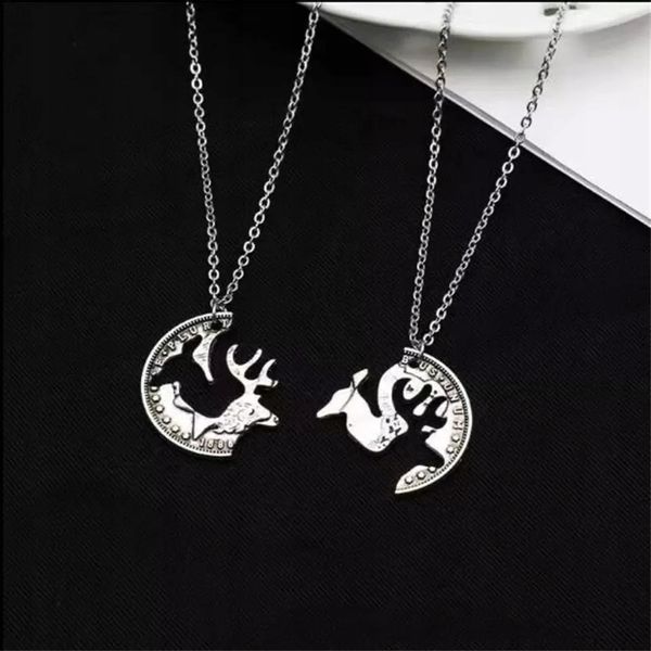 Naszyjnik PRZYJAŹŃI i Miłości komplet Jeleń Łania Dla Myśliwego Dla Niego zdjęcie 9