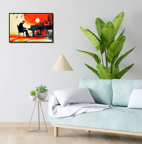 Plakat 60x40cm Pianista na Arena.pl