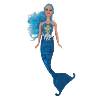 Lalka syrenka ze światłem +Baterie +AKCESORIA