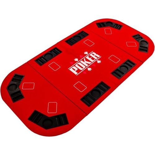 Składana mata do pokera - czerwona na Arena.pl