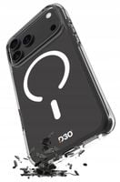 Etui PURO Impact Clear D3O Bio do iPhone'a 17 Pro Przezroczysty