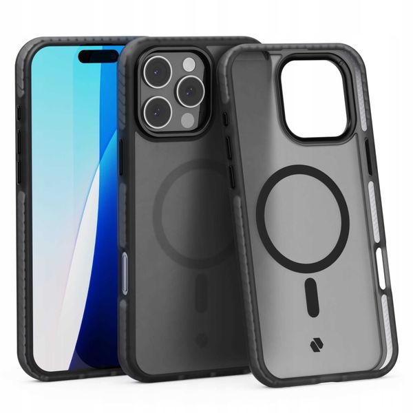 Spacecase Hybrid Fusion Mag iPhone 16 Pro Max black zdjęcie 1