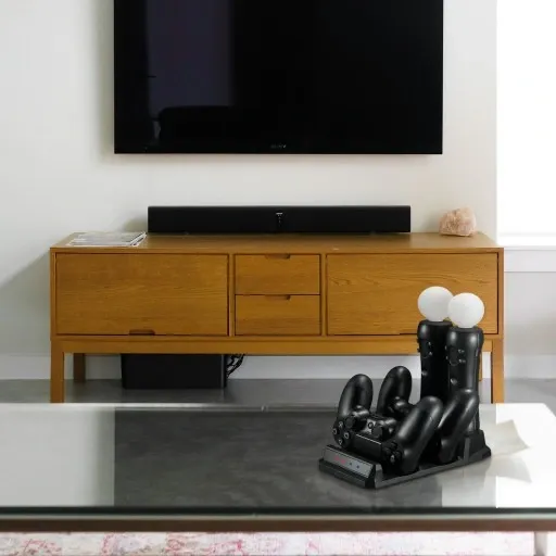 DUŻA Ładowarka STACJA DOKUJĄCA do PS4 DualShock MOVE Kontroler Pad 4w1 zdjęcie 9