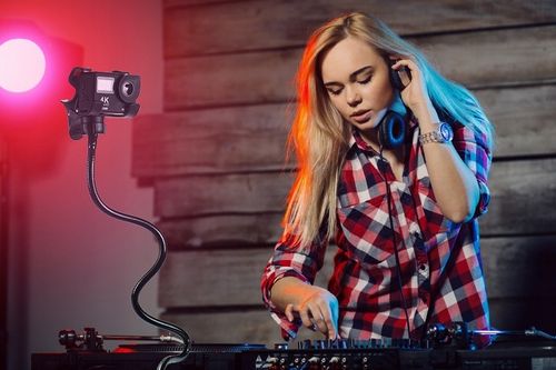 UNIWERSALNY UCHWYT NA TELEFON kamerę 360 PAŁĄK Z KLIPSEM DO BLATU Webski na Arena.pl