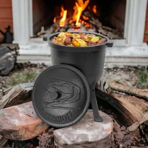 KOCIOŁEK ŻELIWNY MEYERHOFF 15L + GRATIS ŁYŻKA zdjęcie 7