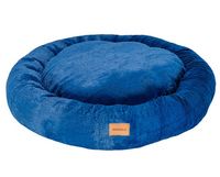 Przytulne włochate legowisko dla psa Mimiko Pets Shaggy XXL 100cm chabrowe