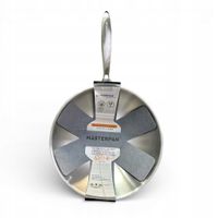 WOK 30 CM stal nierdzewna MASTERPAN INDUKCJA GAZ