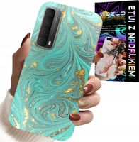 ETUI DO HUAWEI P SMART 2021 - MARMURKOWE WZORY + SZKŁO HARTOWANE