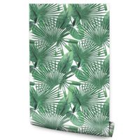 Tapeta Ścienna LIŚCIE Tropikalne Palmy Bananowiec