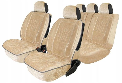 POKROWCE SAMOCHODOWE PROFILOWANE NA FOTELE GRUBE TŁOCZONE ANATOMICZNE na Arena.pl