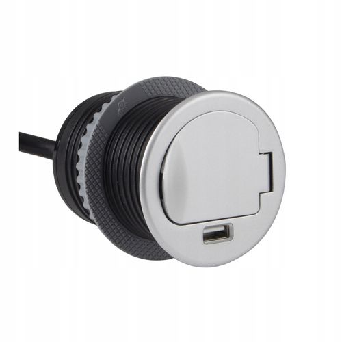 GNIAZDO WPUSZCZANE CHOWANE W BLAT ŁADOWARKA USB na Arena.pl