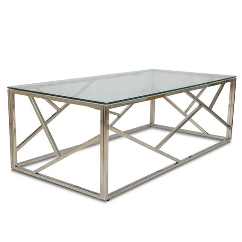 STOLIK KAWOWY LASIMA SILVER 120 CM na Arena.pl