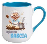 KUBEK Z NADRUKIEM PREZENT DZIEŃ BABCI URODZINY BABCIA IMIENINY ŚWIĘTA
