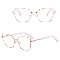 SOLIDNE Damskie Okulary Zerówki do KOMPUTERA Blue Light OPRAWKI Teleskopy