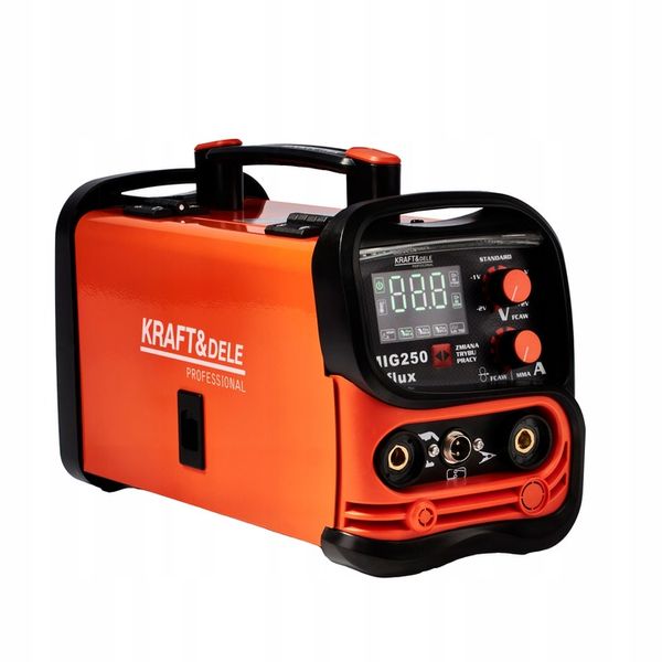 Spawarka INWERTEROWA INWERTOROWA FLUX MIG MMA LIFT TIG 250A PÓŁAUTOMAT 4w1 zdjęcie 11