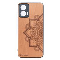 Drewniane Etui Bewood do Motorola G34 5G MANDALA JABŁOŃ