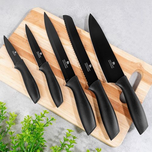 Nóż do Obierania Warzyw Owoców Stalowy Kuchenny Obierak Obieraczka Czarny na Arena.pl