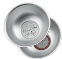 Cedzidło aluminiowe Ø 125, małe, kpl