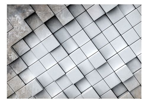 Fototapeta - Szare tło 3D 100x70 na Arena.pl