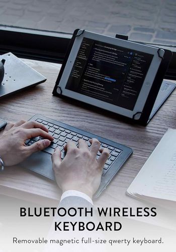 Etui na tablet z klawiaturą czerwone 7-8' na Arena.pl