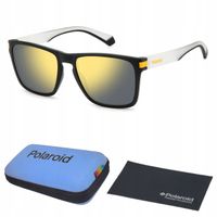 Okulary przeciwsłoneczne Polaroid PLD 2139/S Matowe czarne żółte