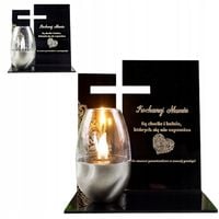 ZNICZ elegancki dla TATY MAMY DZIECKA NOWOCZESNY SOLARNY PERSONALIZOWANY