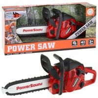 Czerwona Piła Łańcuchowa Spalinowa Mechaniczna