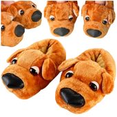 Kapcie pluszowe damskie męskie ciepłe pieski