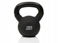 4EVERFIT Kettlebell 12kg Odważnik Hantel Żeliwny neoprenowe pokrycie