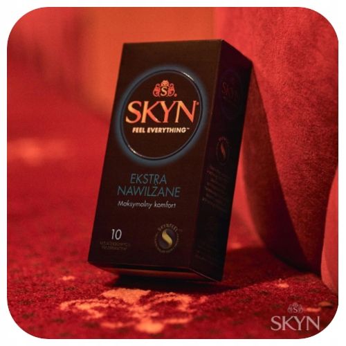 Prezerwatywy Unimil SKYN EKSTRA NAWILŻANE klasyczne nielateksowe 20 szt. na Arena.pl